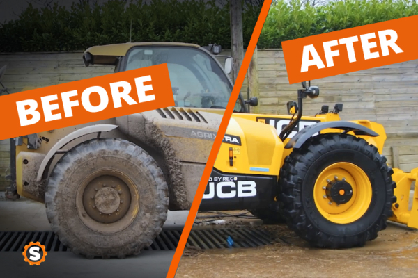 Nettoyage approfondi du JCB 560 Telehandler
